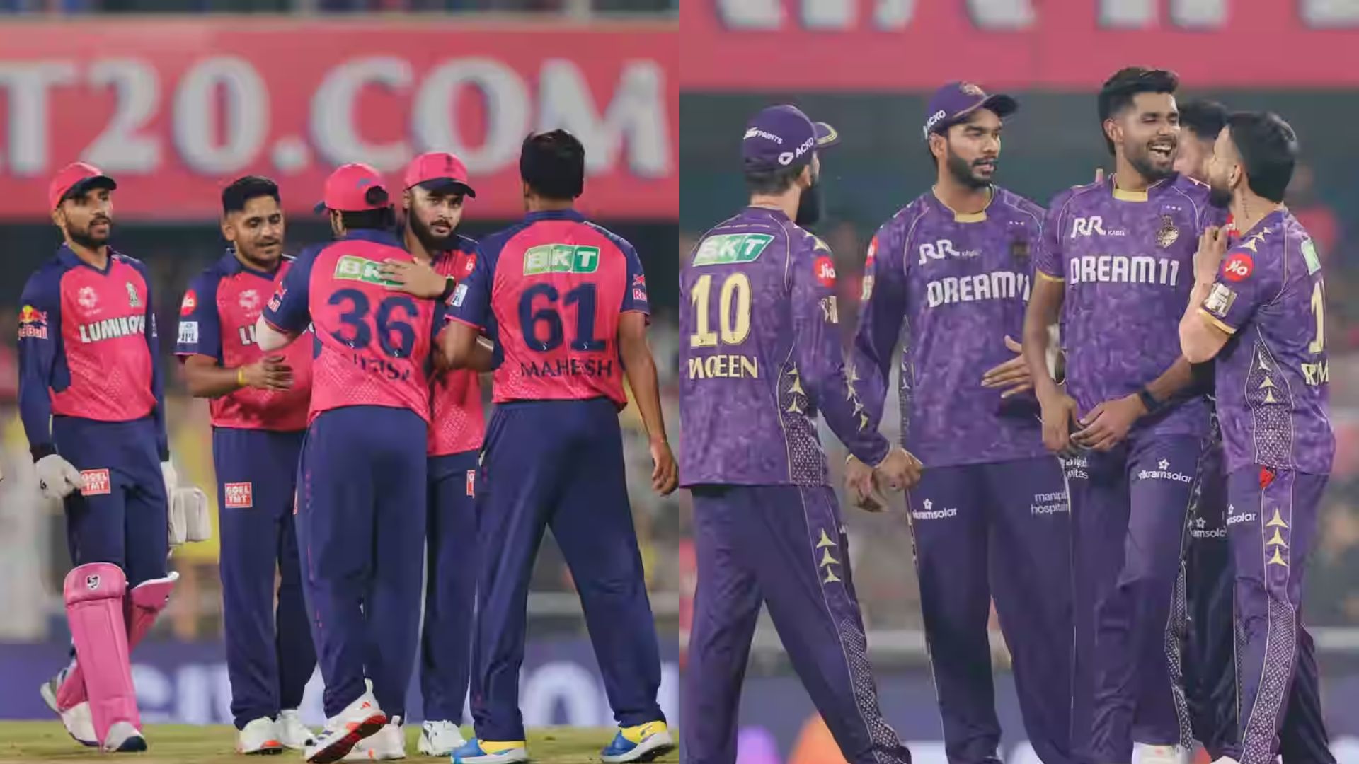 KKR vs RR