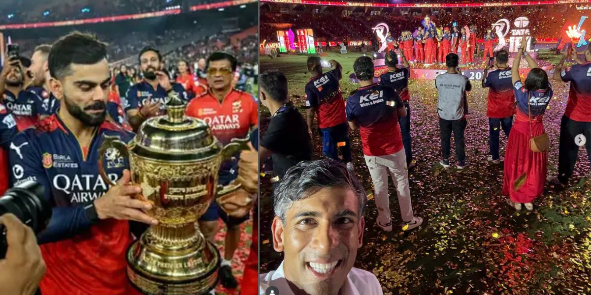 ऋषि सुनक RCB विक्ट्री सेलिब्रेशन के साथ ली सेल्फी ऋषि सुनक RCB विक्ट्री सेलिब्रेशन के साथ ली सेल्फी