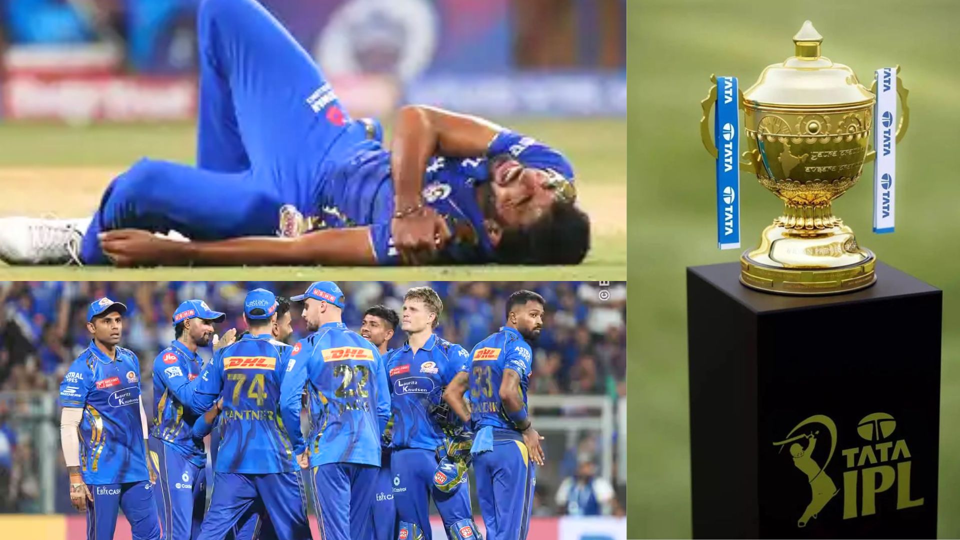 IPL 2025 के बीच Mumbai Indians को लगा बड़ा झटका, इंजरी की वजह से ये खिलाड़ी हुआ बाहर