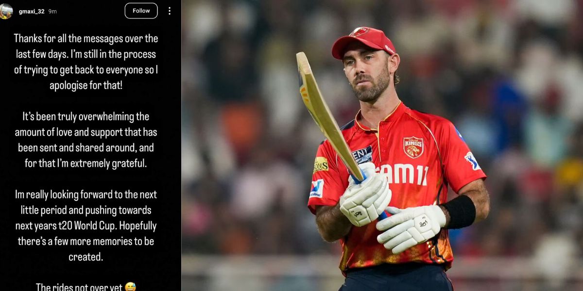 ग्लेन मैक्सवेल ने इंस्टाग्राम किया ये पोस्ट ग्लेन मैक्सवेल ने इंस्टाग्राम किया ये पोस्ट