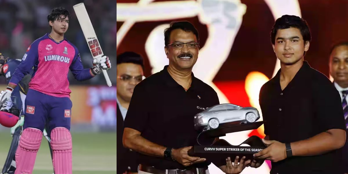 स्ट्राइकर ऑफ़ द सीज़न का अवार्ड 14 साल के वैभव सूर्यवंशी को मिला स्ट्राइकर ऑफ़ द सीज़न का अवार्ड 14 साल के वैभव सूर्यवंशी को मिला