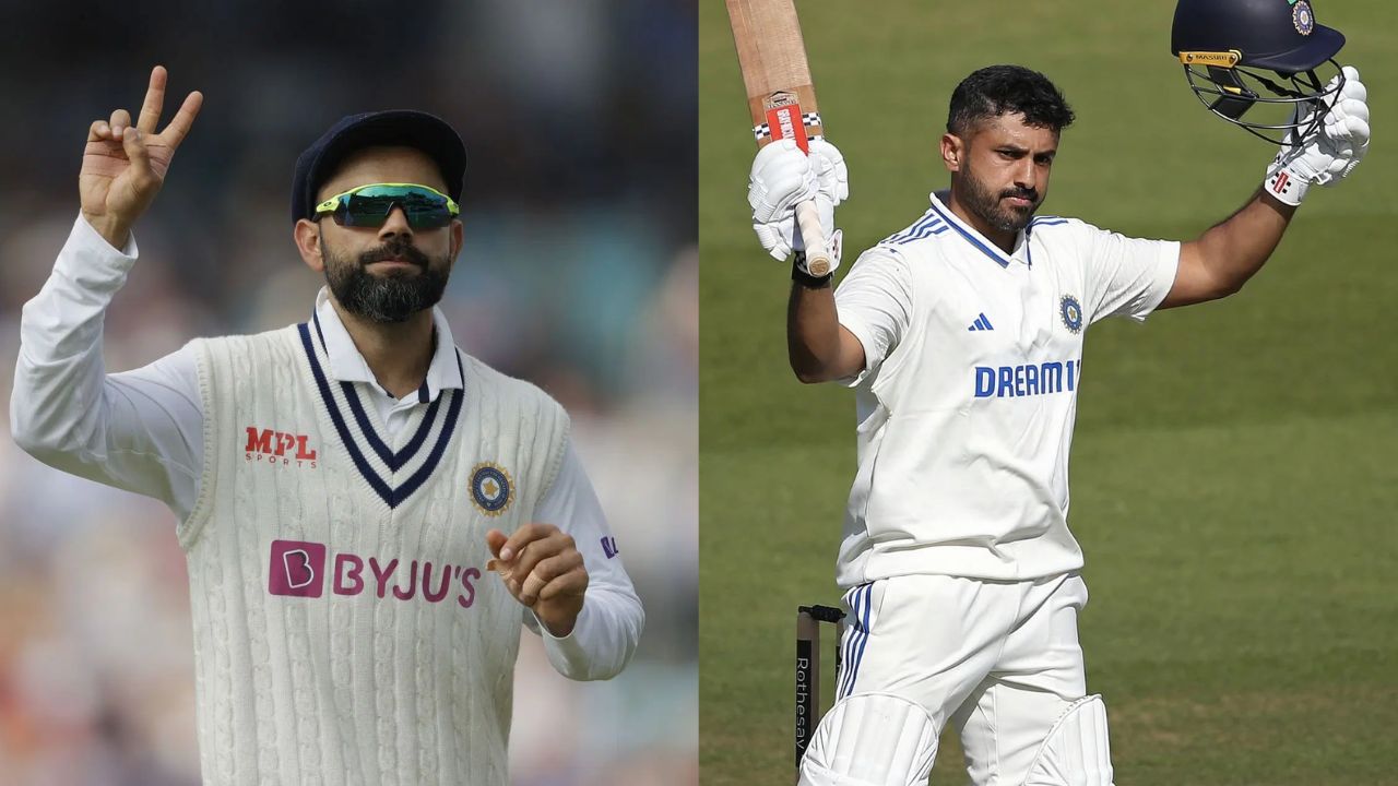 Double Century Karun Nair की बल्लेबाजी से थर-थर कांपी अंग्रेजी सरजमीं, दोहरा शतक ठोक इंग्लैंड के खिलाफ प्लेइंग-XI में पक्की कर ली जगह Double Century Karun Nair की बल्लेबाजी से थर-थर कांपी अंग्रेजी सरजमीं, दोहरा शतक ठोक इंग्लैंड के खिलाफ प्लेइंग-XI में पक्की कर ली जगह