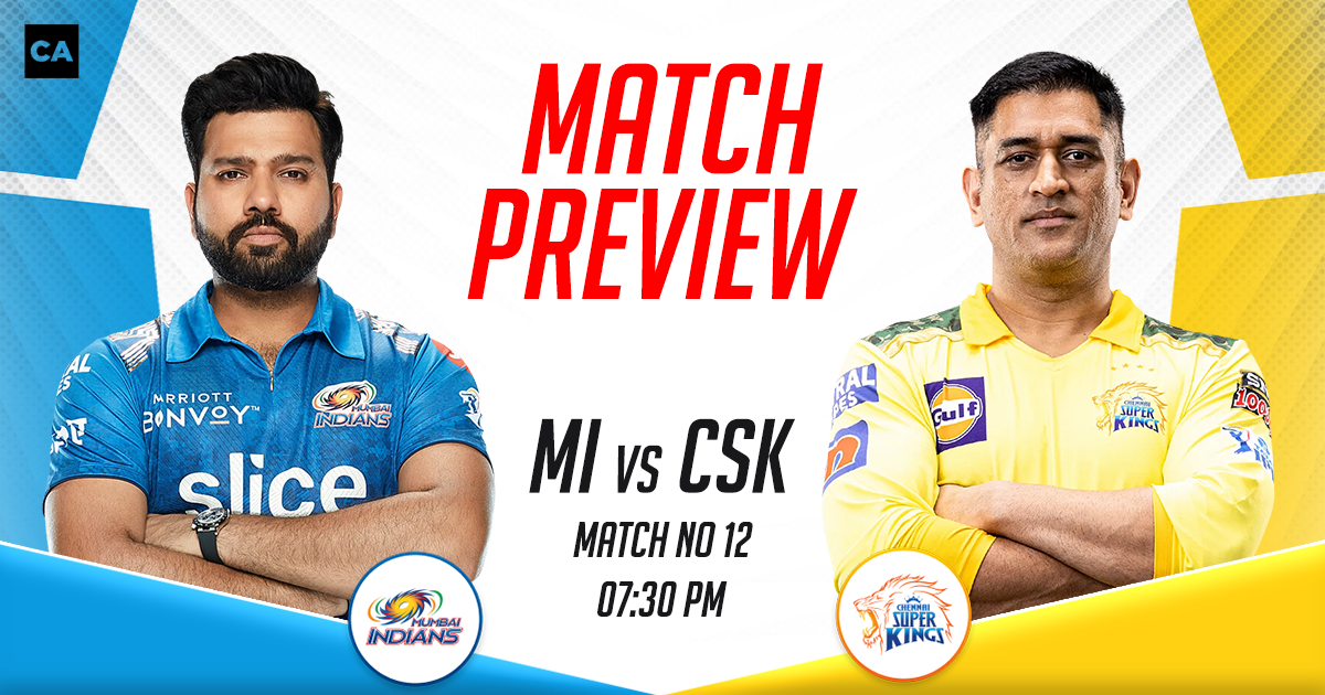 Match Preview: MI vs CSK मैच से जुड़ी हर जरूरी जानकारी, जानिए पिच मौसम समेत प्लेइंग-XI का हाल