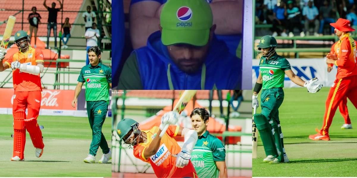 जिम्बाब्वे के खिलाफ पाकिस्तान टीम ने टेके घुटने