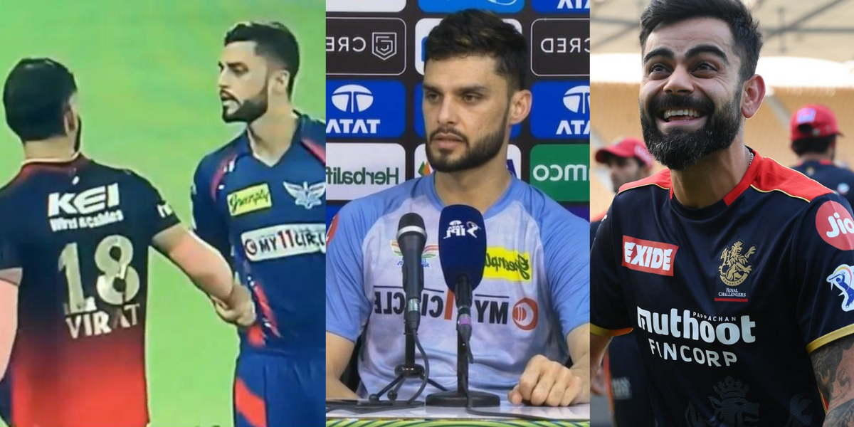 विवाद के बाद विराट के आगे नवीन उल हक ने टेके घुटने, सरेआम कोहली से मांगी माफी