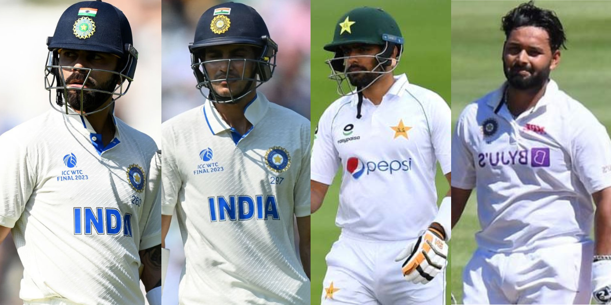 ICC ने टेस्ट रैंकिंग का किया ऐलान, गिल-कोहली को बाबर आजम ने पछाड़ा, बिना खेले टॉप-10 में पहुंचे ऋषभ प...