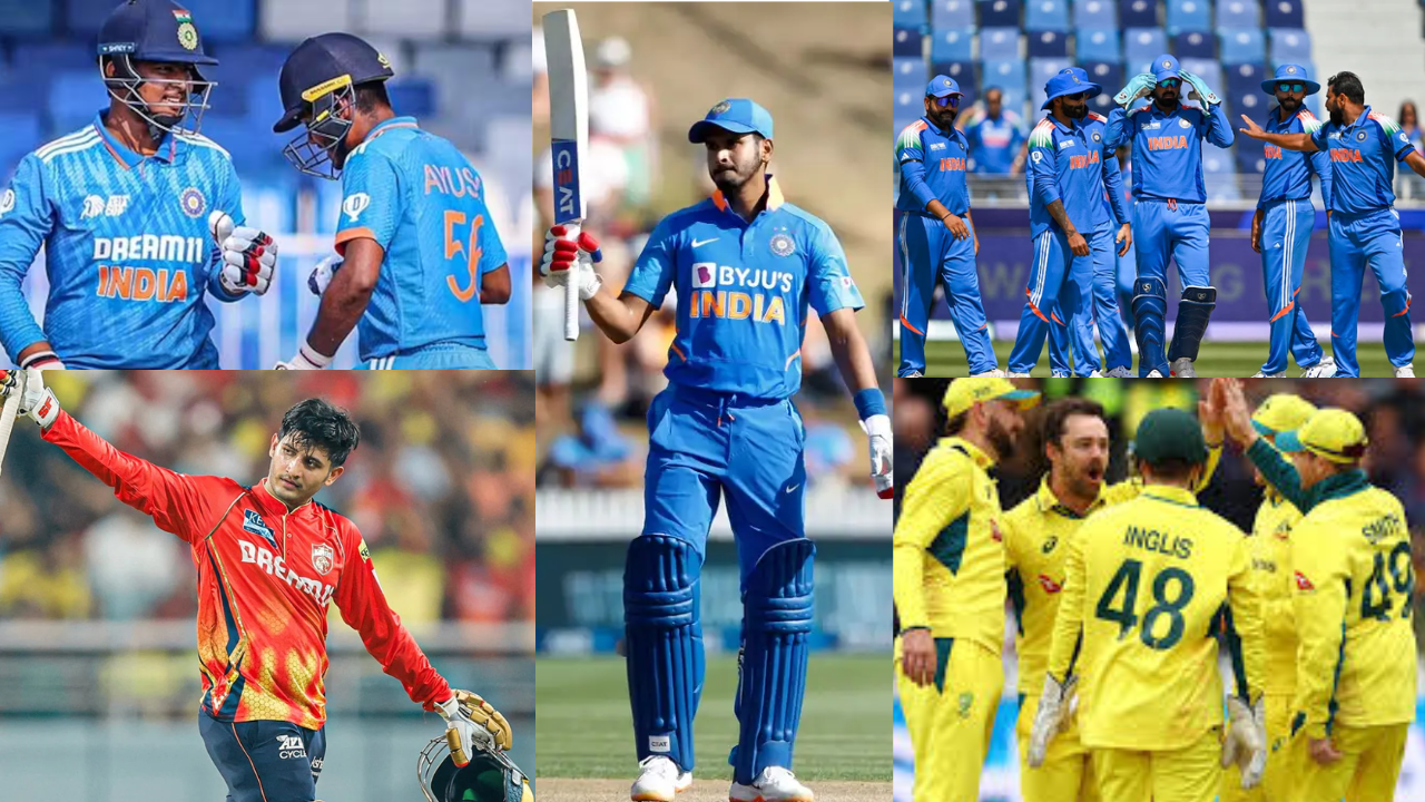 16 Member Team India Came Forward To Play 3 ODIs With Australia Vaibhav Ayush Priyansh Got First Call Up Under Captaincy Of Shreyas