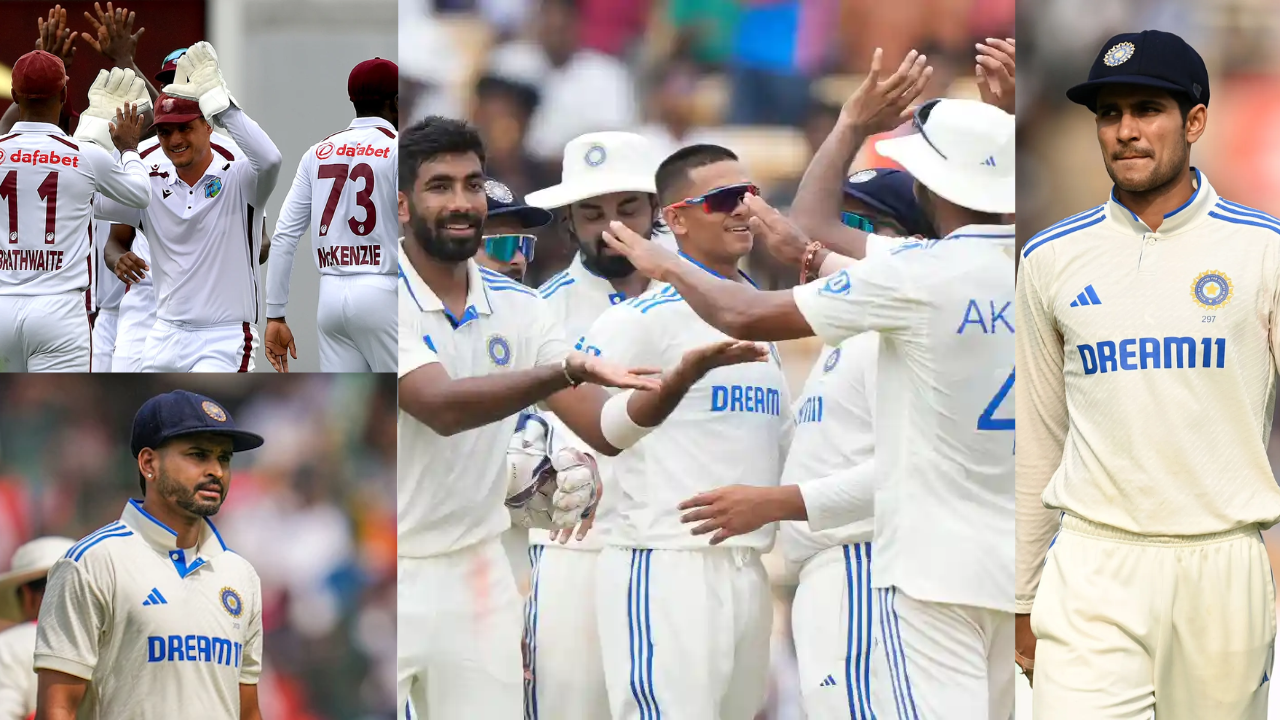 16 Member Team India Came Forward To Play 2 Tests Against West Indies Gill Captain KL Vice Captain Pant Shreyas Shami Out