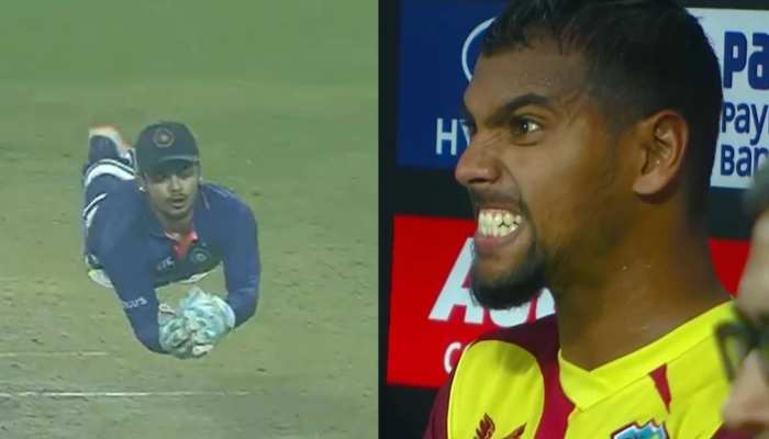 Video: आखिरी T20I मैच में सुपरमैन बने ईशान किशन, पकड़ा लाजवाब कैच