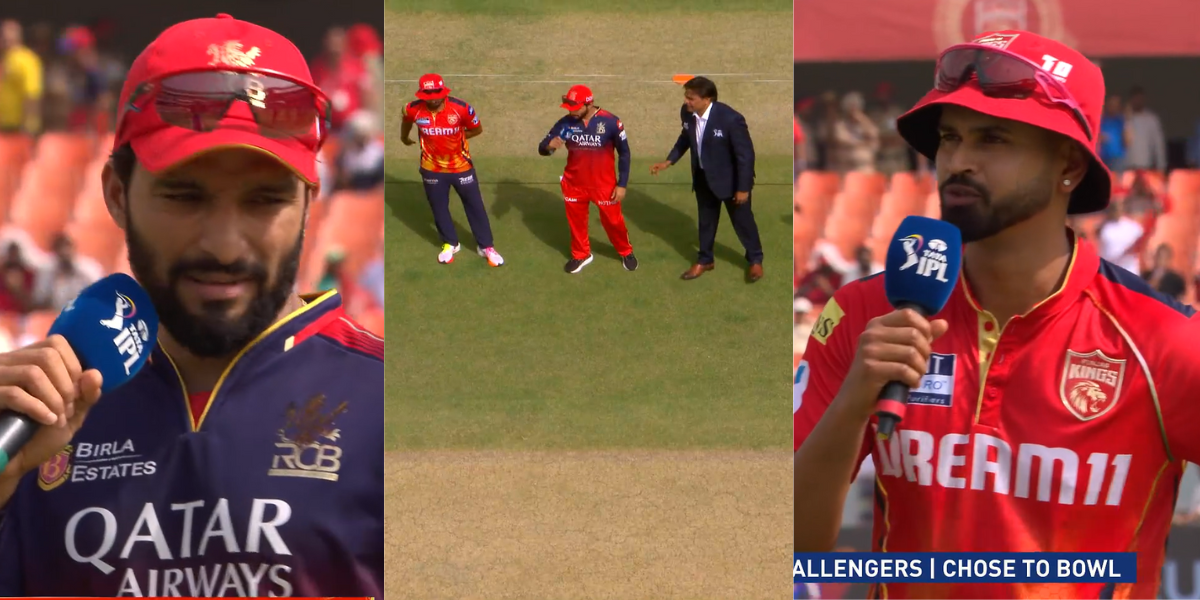 Royal Challengers Bengaluru Win toss and opt to bowl first against Punjab Kings in 37th IPL 2025 Mat...
