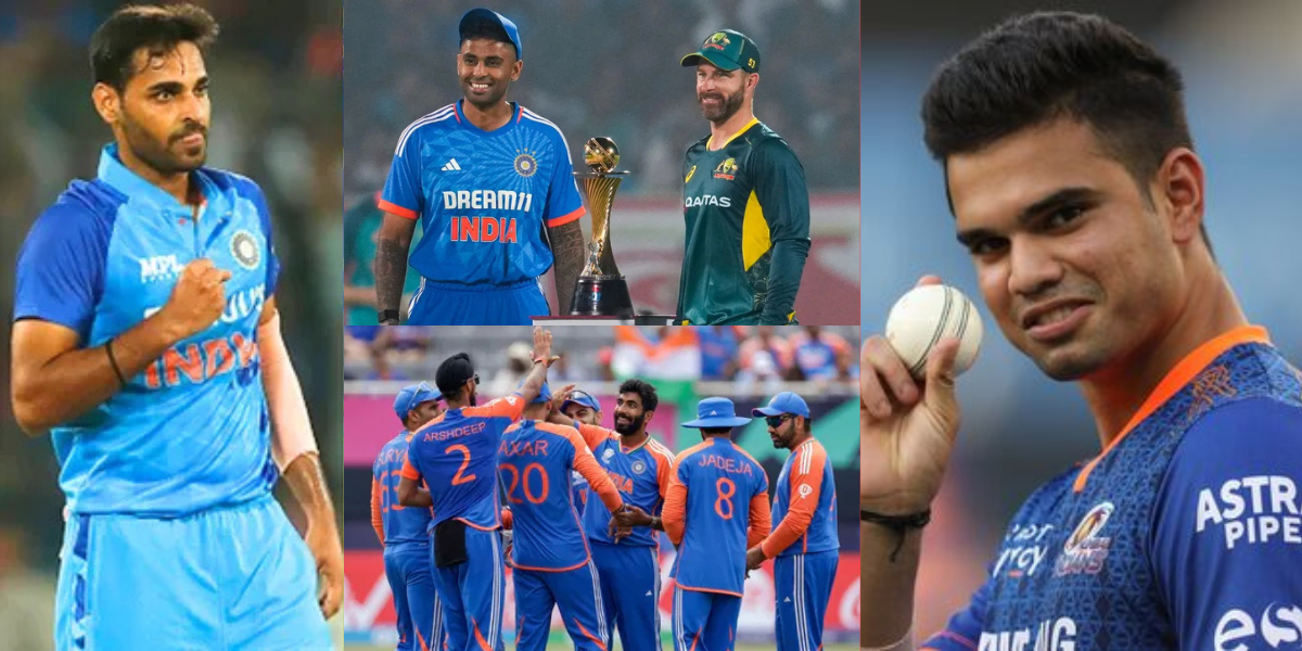 Team India Squad  for 5 matches T20 series against Australia Debut for Arjun Tendulkar return of Bhu...