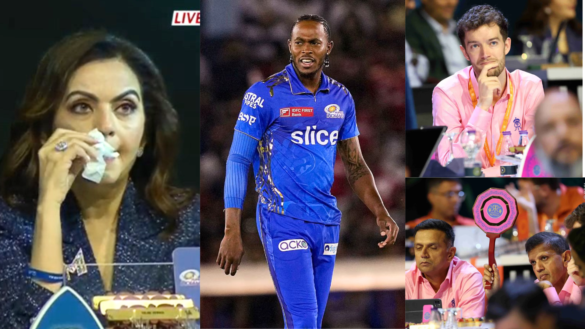 राजस्थान ने मुंबई इंडियंस के Jofra archer के लिए कर दी सारी हदें पार, इतने करोड़ की बोली लगाकर नीता...