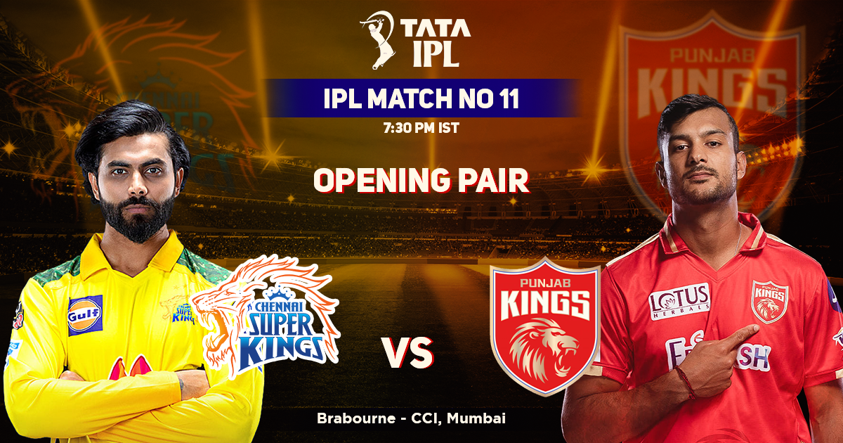 CSK vs PBKS-Opening Pair-IPL 2022