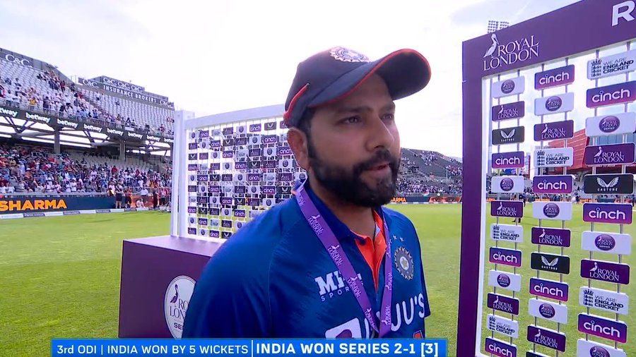 Rohit Sharma - ENG vs IND Post Match