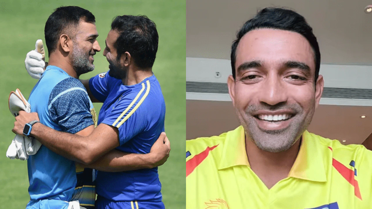 Robin Uthappa And MS Dhoni
