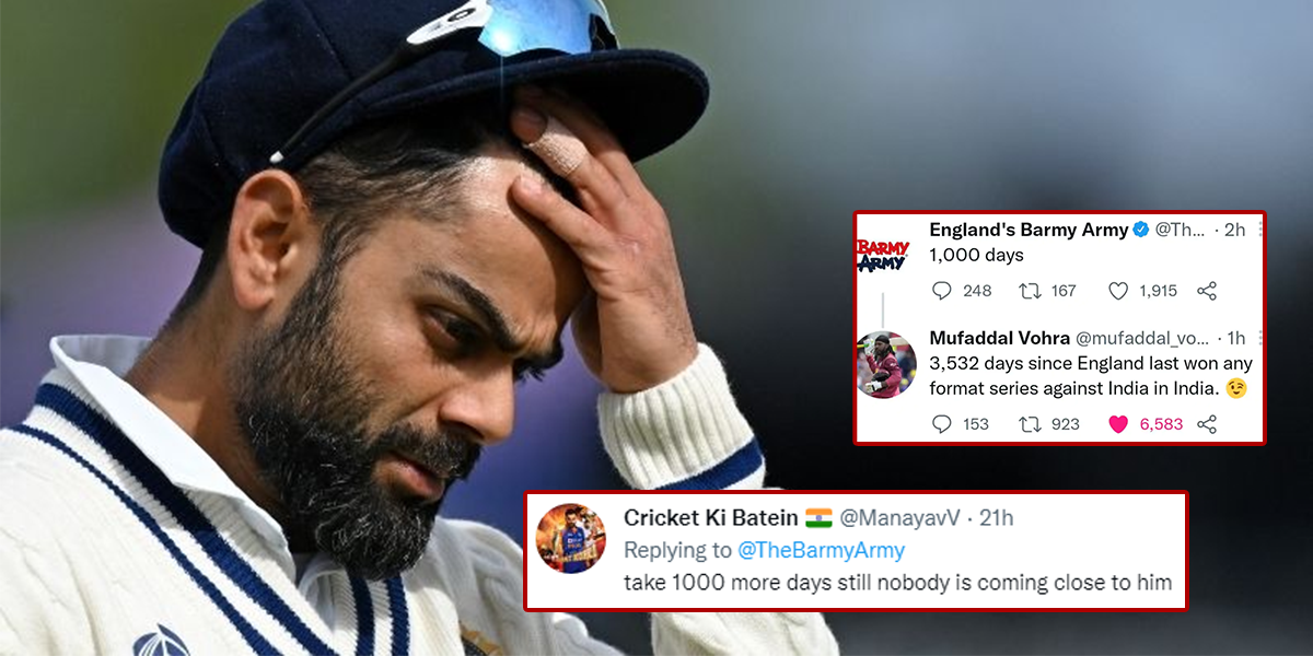 barmy army trolled virat kohli