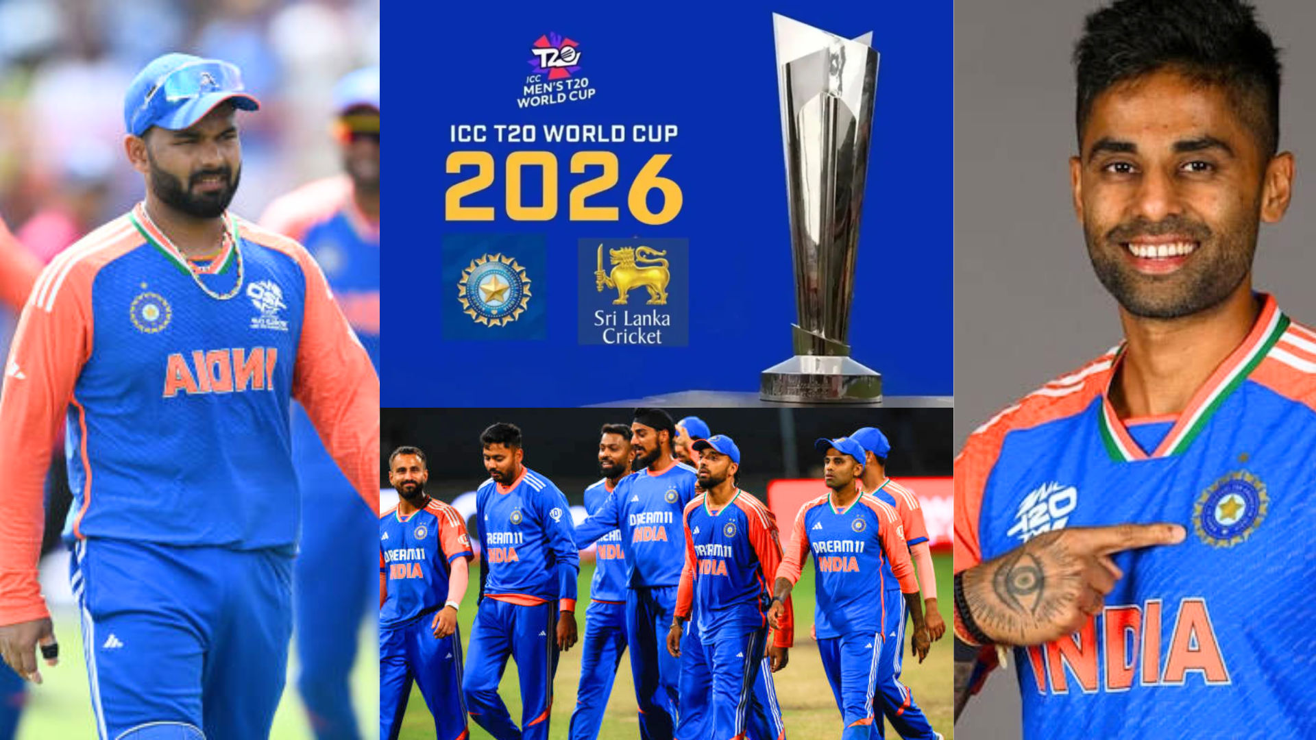 T20 World Cup 2026 के लिए 15 खिलाड़ी फिक्स, अभिषेक-संजू-तिलक-बिश्नोई की एंट्री, पंत-सिराज-यशस्वी का...