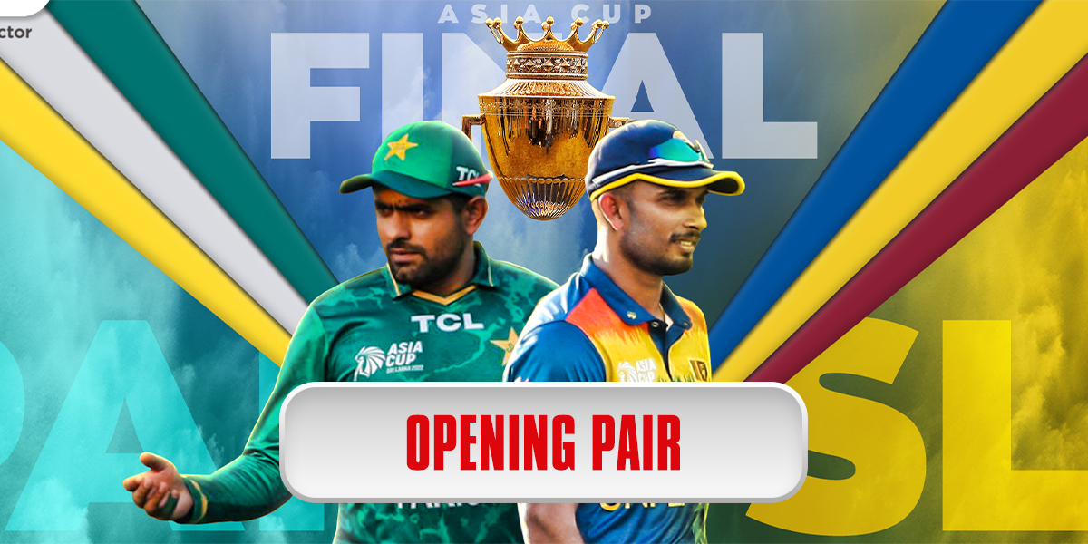 SL vs PAK Opening Pair for Asia Cup Final