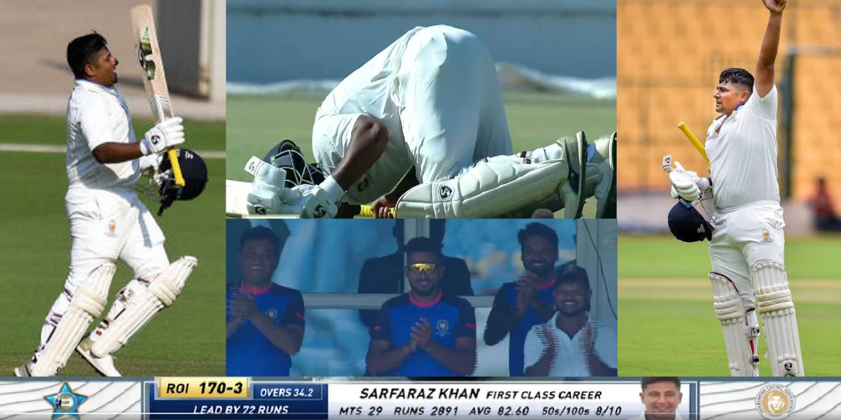 Sarfaraz Khan-100-irani cup