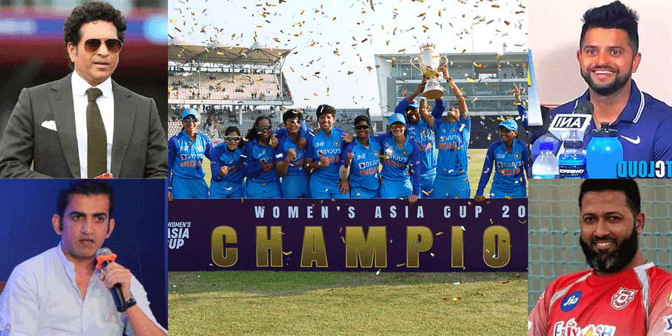 INDW vs SLW - India Asia Cup Won Reactions