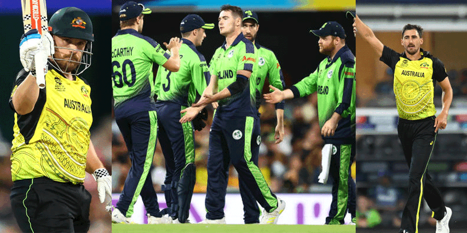 AUS vs IRE Match Report T20 WC 2022