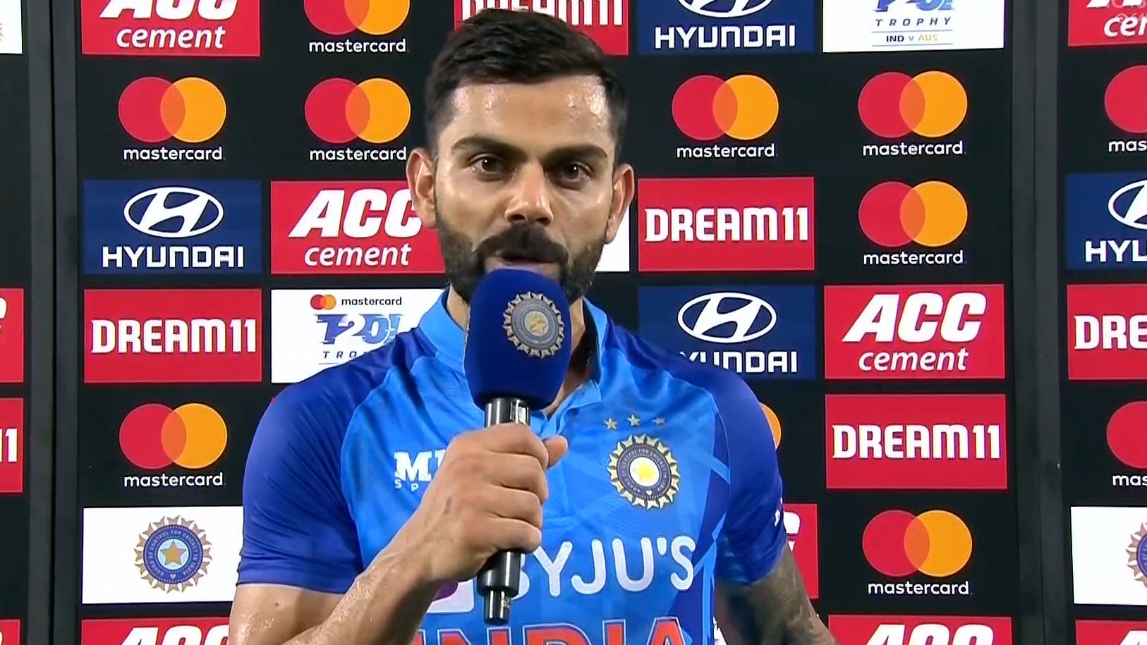 Virat Kohli-ind vs aus 3rd t20i-post match interview