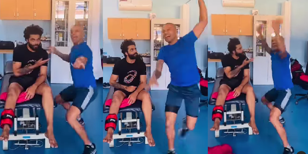 Shikhar Dhawan and Ravindra Jadeja Funny Video