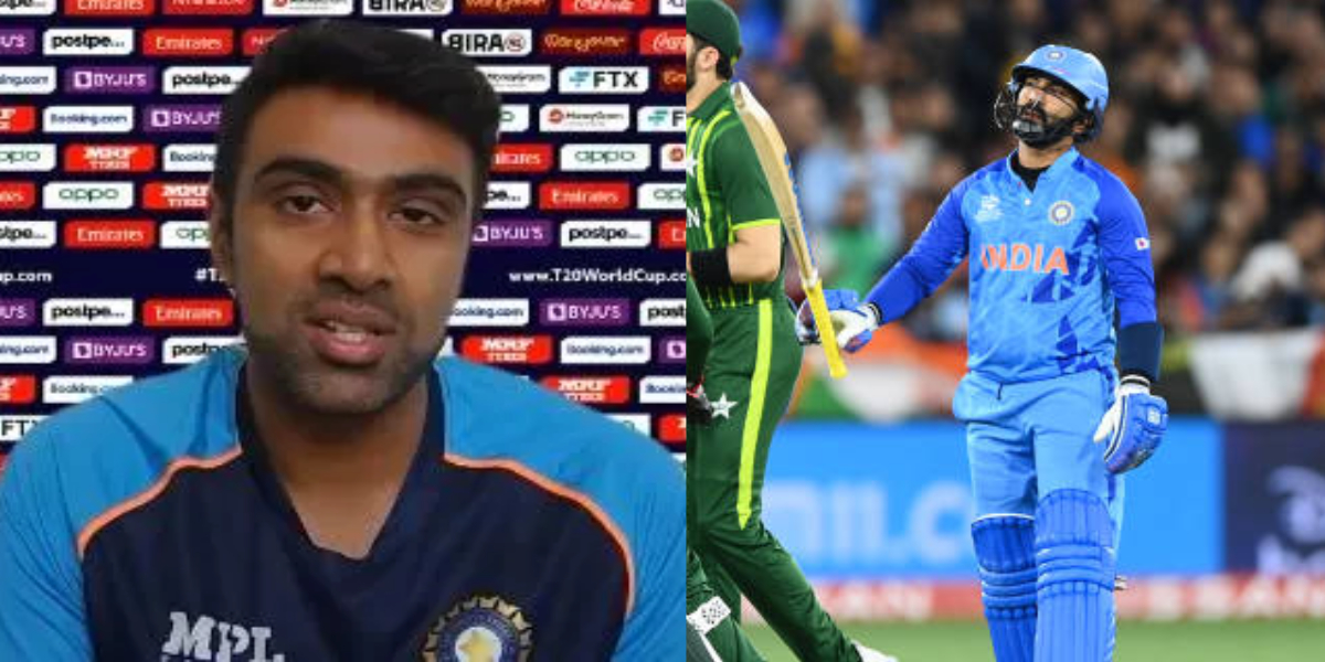 Dinesh karthik on R Ashwin