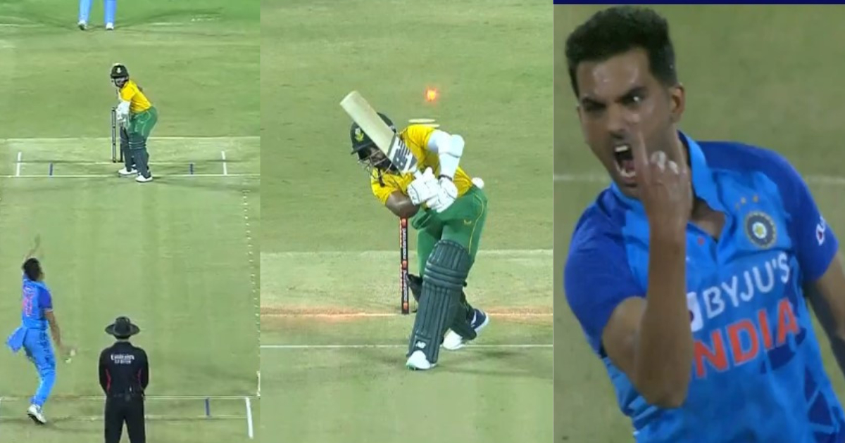 Deepak Chahar- Temba Bavuma wicket