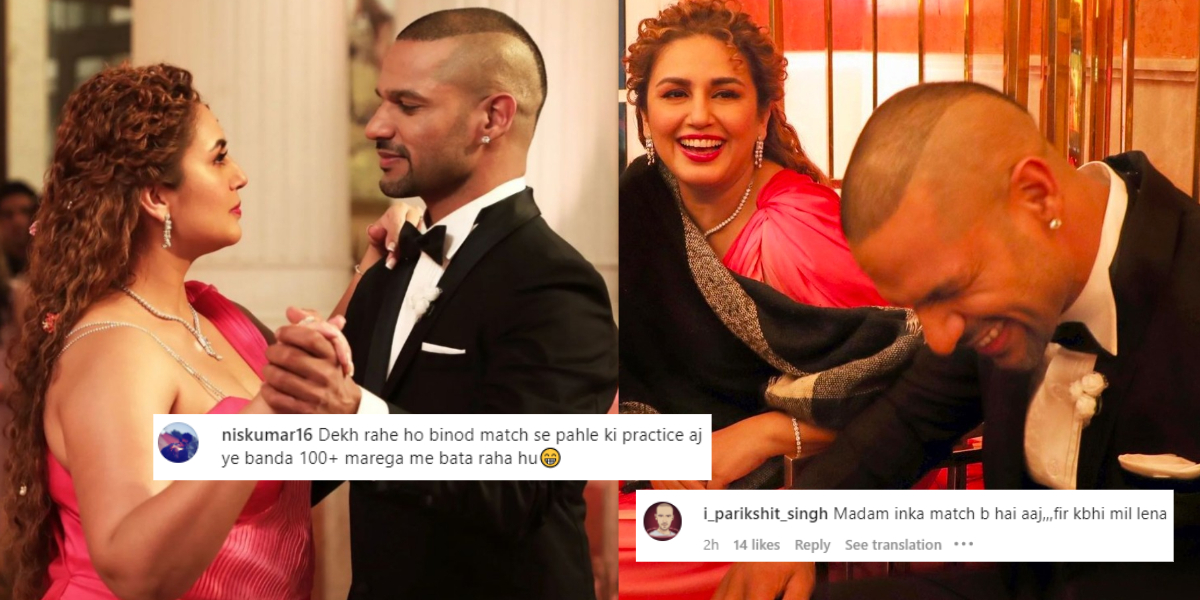 huma qureshi And Shikhar Dhawan