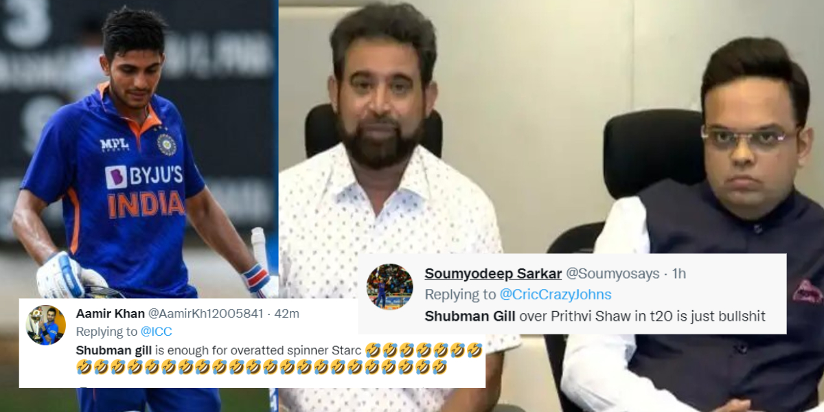 shubman gill troll after select in t20 squad vs NZ