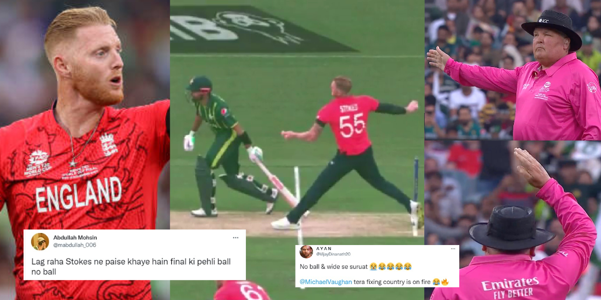 PAK vs ENG Ben Stokes No Ball Reactions