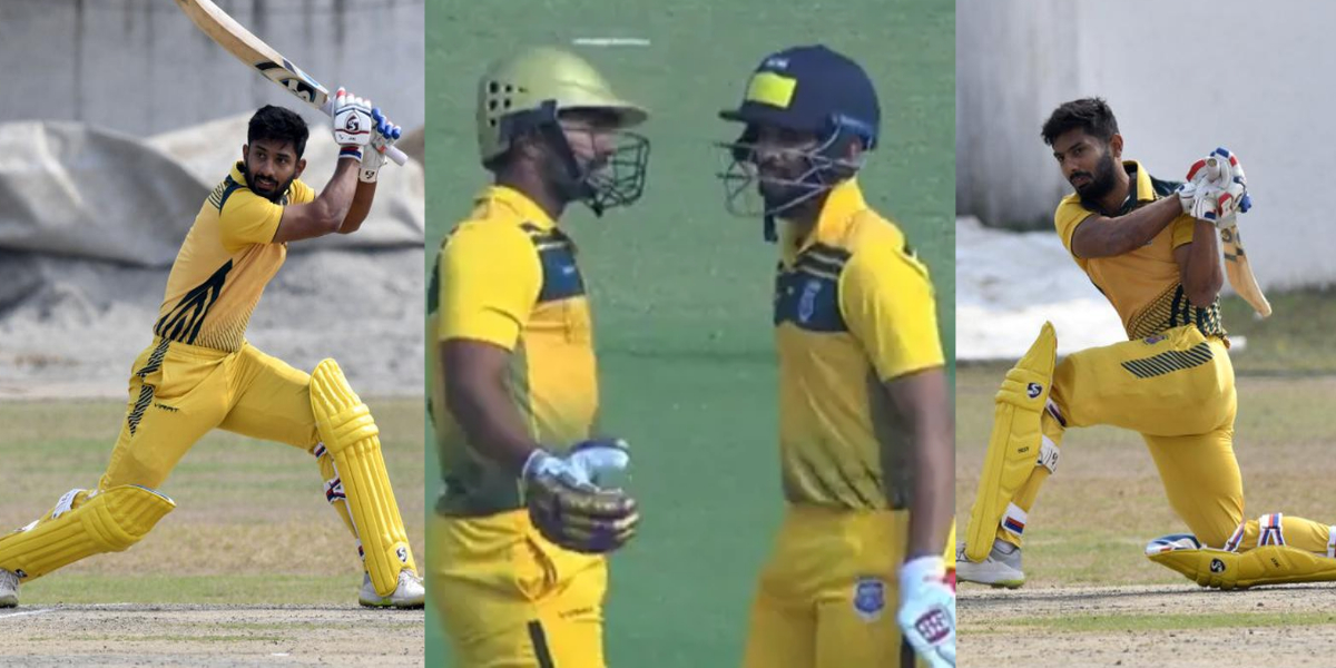 Rahul Tripathi 100 in vijay hazare 2022 vs mumbai