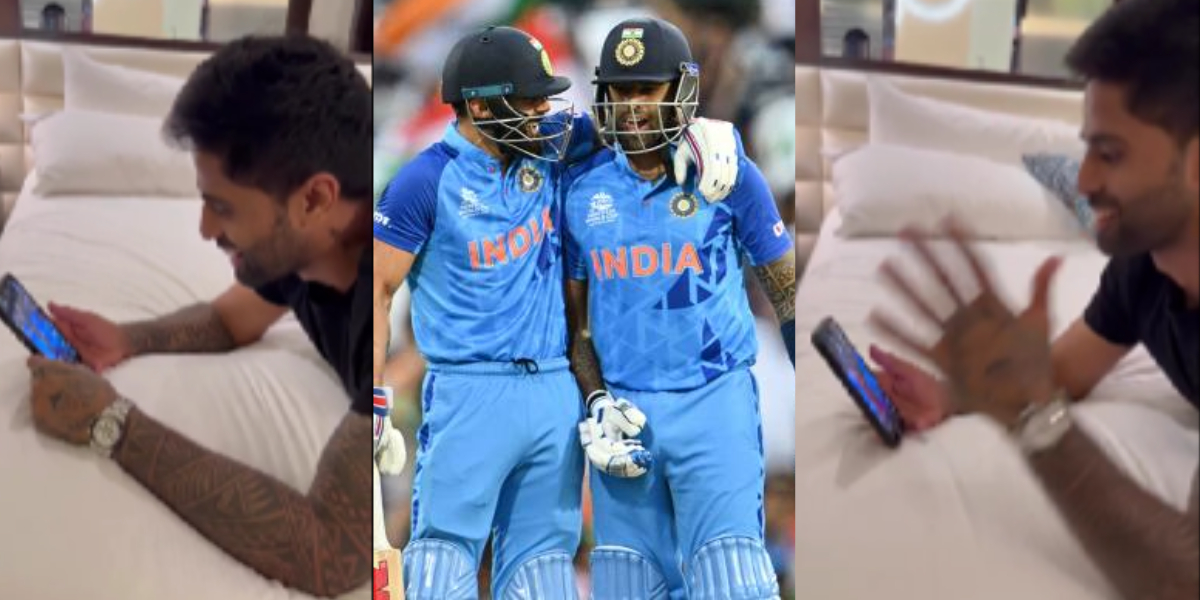 suryakumar yadav with virat kohli enjoy his fifty