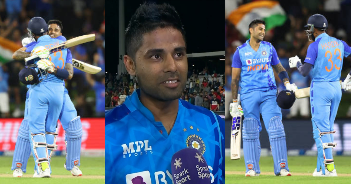 Suryakumar Yadav Credit Hardik Pandya for 100