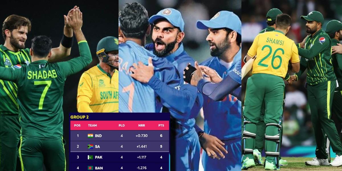 T20 World Cup Points Table 2022 After PAK vs SA Match