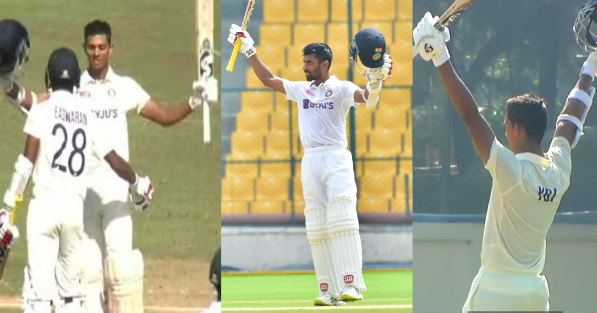 Abhimanyu Easwaran And Yashasvi Jaiswal century vs BANA