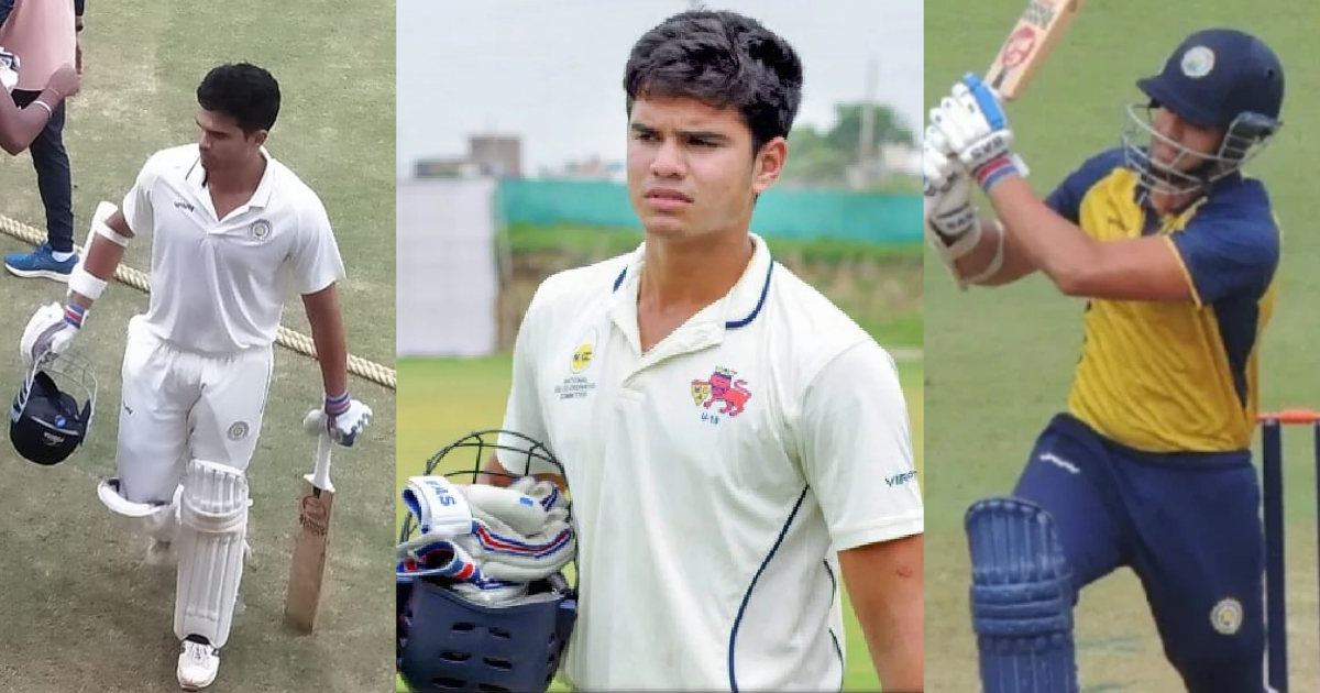 Arjun Tendulkar century in ranji trophy 2022-23