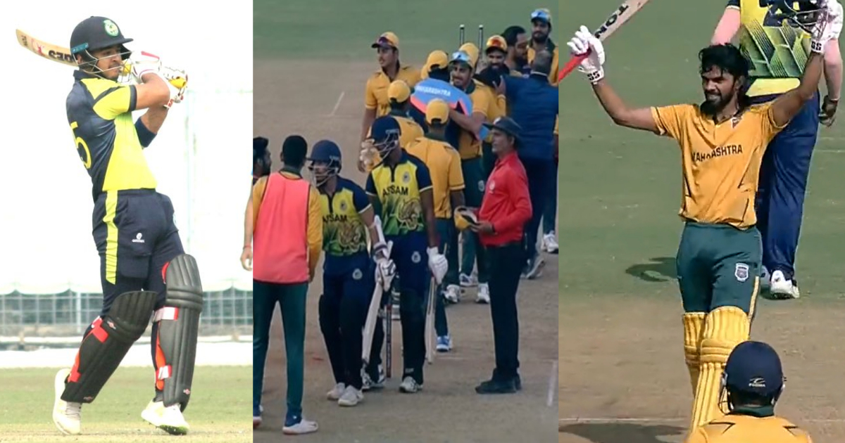 सेमीफाइनल में Ruturaj Gaikwad के तूफान में उड़ी असम की टीम, महाराष्ट्र ने पहली बार विजय हजारे फाइनल म...