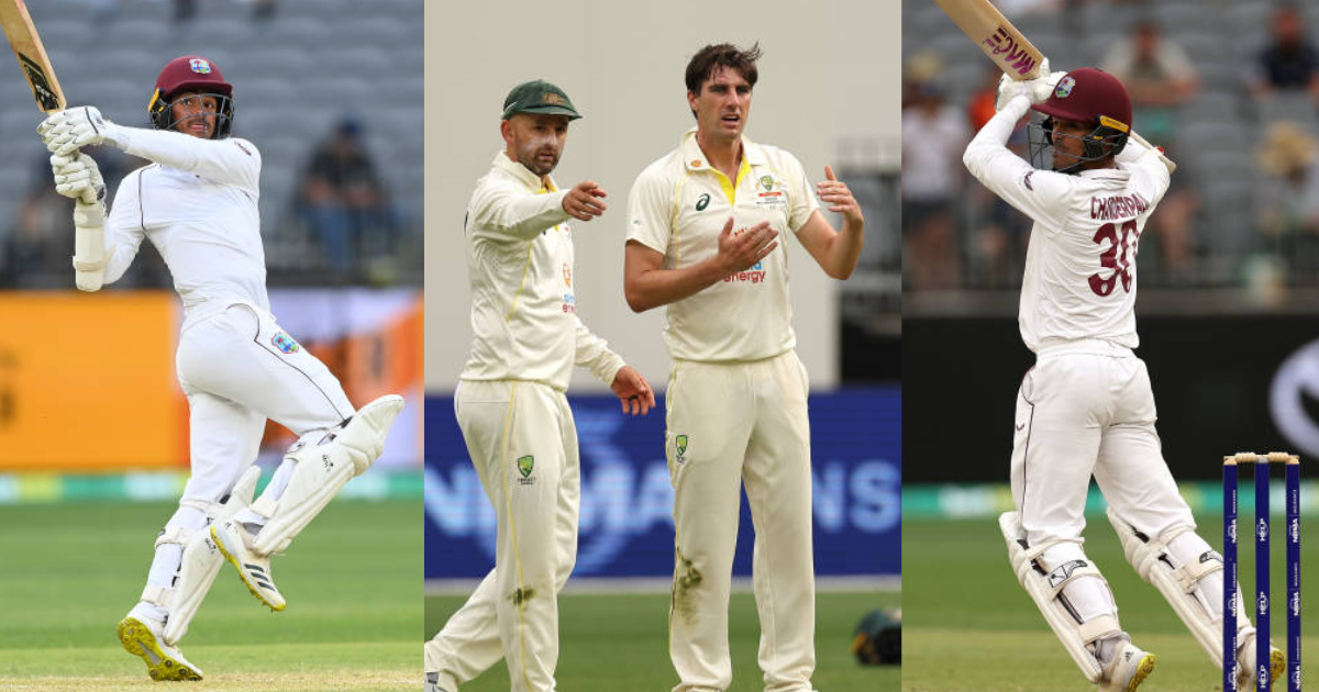 Tagenarine Chanderpaul vs pat cummins