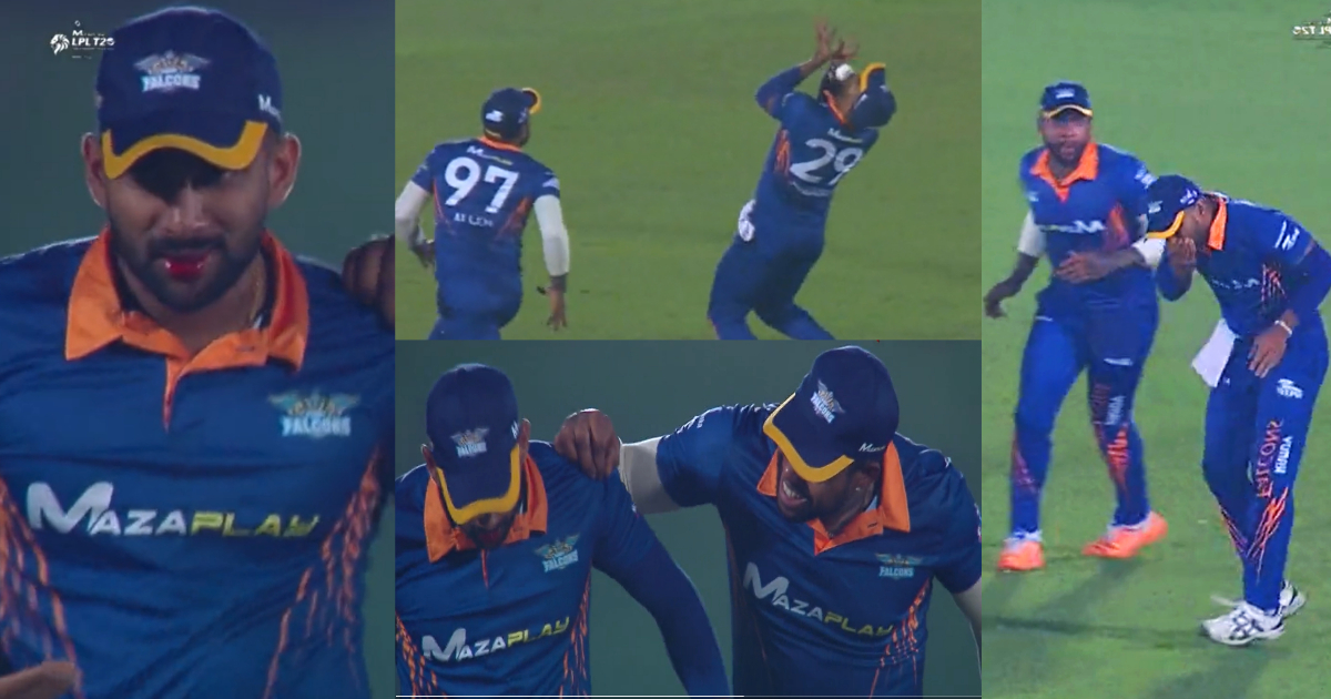 Chamika Karunaratne lost 3-4 teeth while taking this catch