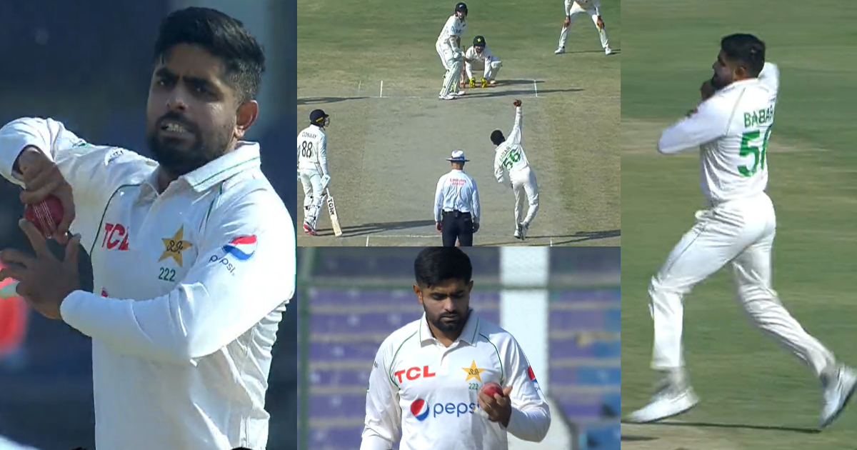Babar Azam Bowling