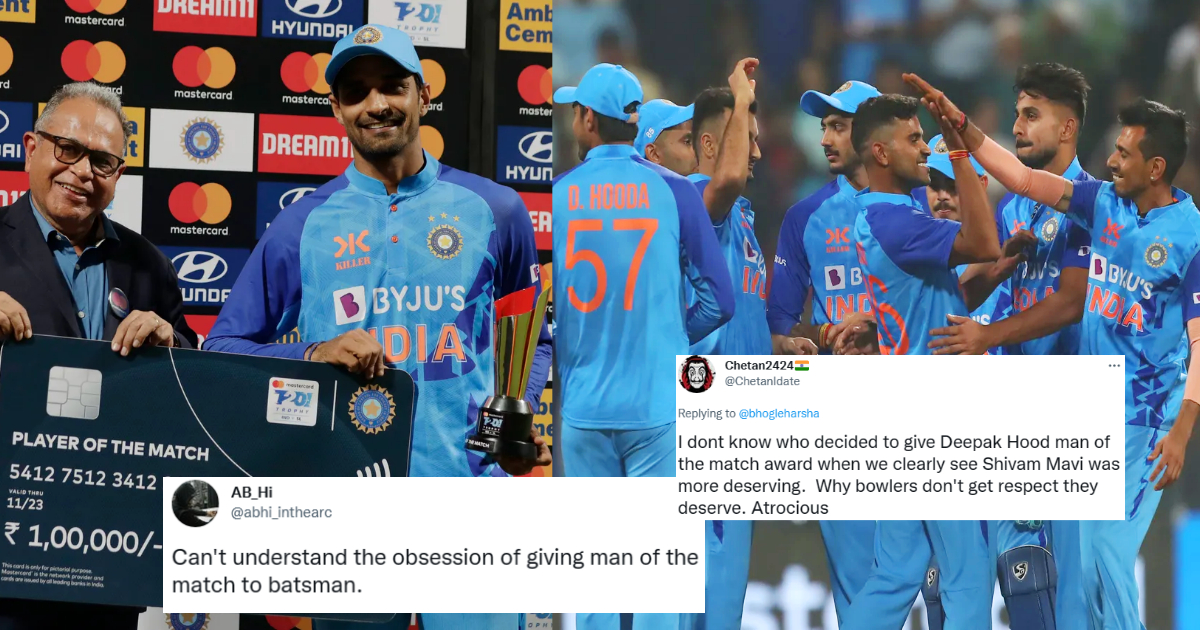 Fans Angry on BCCI for Chosing Deepak Hooda as MOM