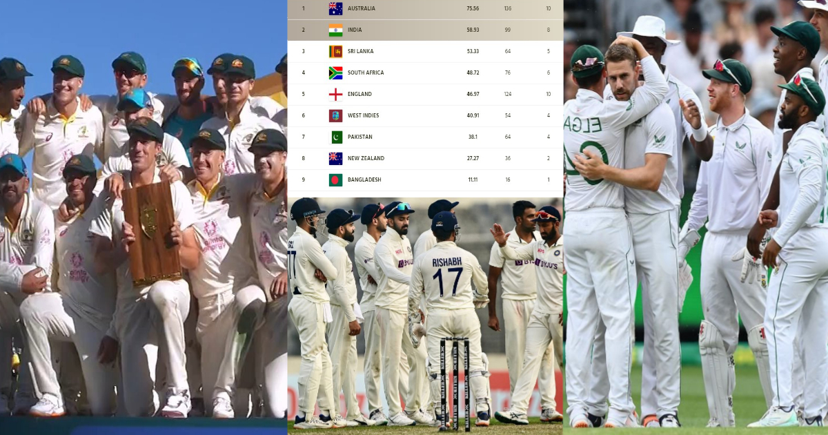 AUS vs SA - Points Table
