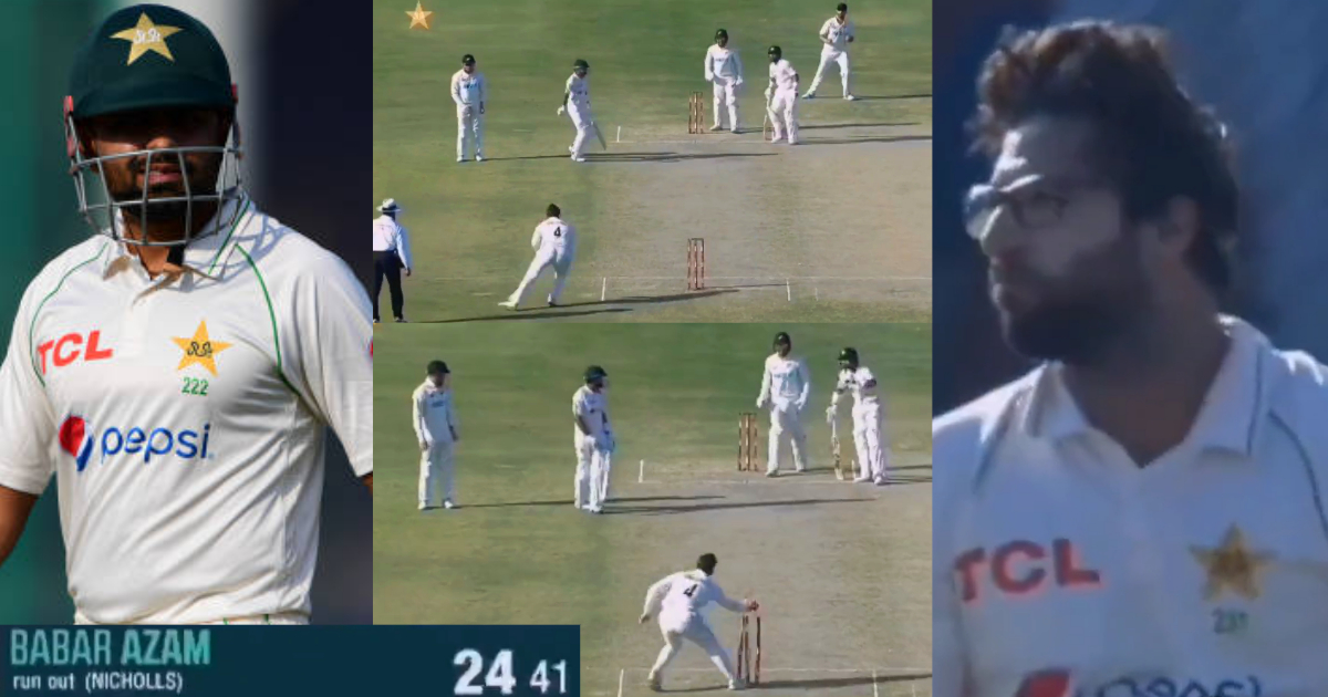 Babar Azam Run Out