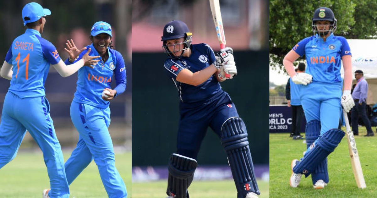 IND W vs SCO W U19 world Cup match Report