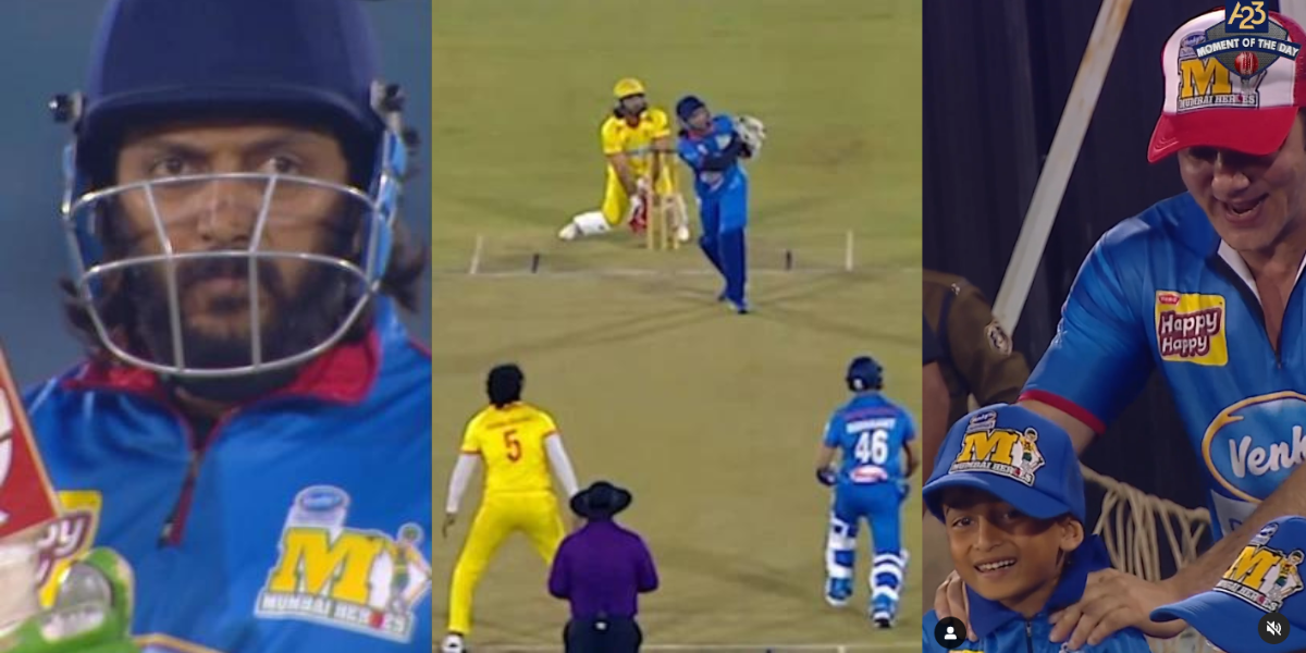 VIDEO: रितेश देशमुख के अंदर आई रोहित शर्मा की आत्मा, तूफ़ानी SIX जड़कर गेंद को भेजा मैदान के बाहर, तो...