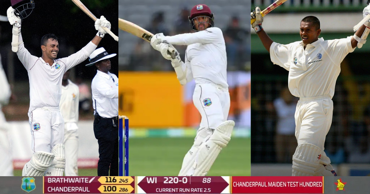 Tagenarine Chanderpaul Smashed Century against ZIM