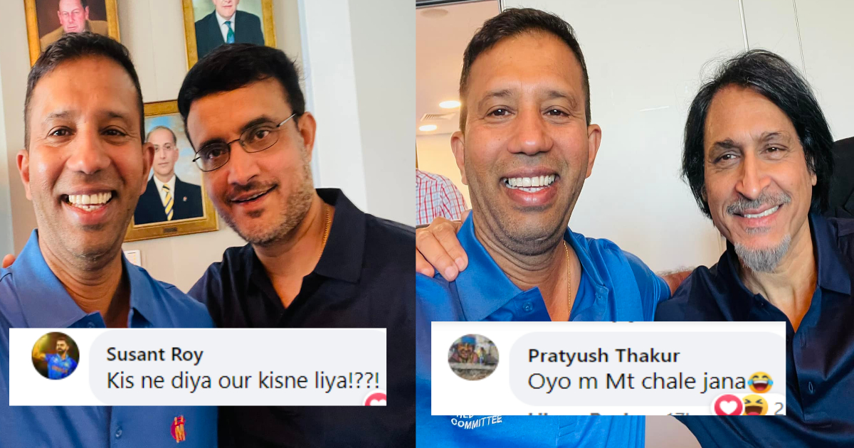 "OYO मत चले जाना अब...", सौरव गांगुली और रमीज राजा ने साथ में मनाया वैलेंटाइन डे, तो फैंस ने दोनों क...