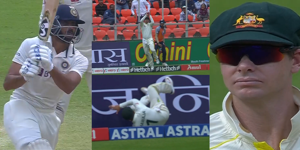 Axar Patel Six Video: अक्षर पटेल का SIX रोकने के लिए जान पर खेल गए उस्मान ख्वाजा, 3 बार गुलाटी खाते...